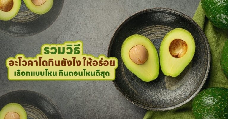 อะโวคาโดกินยังไง